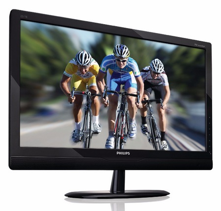 Philips T-line 221TE2LB LED Display with Digital TV Tuner