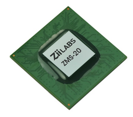 ZiiLABS ZMS-20 and ZMS-40 Media Processors Optimized for Android 3.0 Tablets