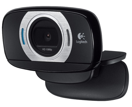 Logitech HD Webcam C615 with Fold-and-Go Design angle