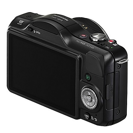 Panasonic LUMIX GF3 - the Company's Smallest and Lightest Micro Four Thirds Camera black side