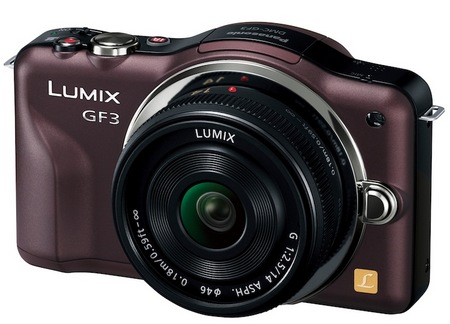 Panasonic LUMIX GF3 - the Company's Smallest and Lightest Micro Four Thirds Camera brown