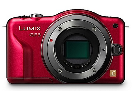 Panasonic LUMIX GF3 - the Company's Smallest and Lightest Micro Four Thirds Camera red no lens