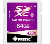 Pretec 433X Class 16 SDHC SDXC Memory Cards