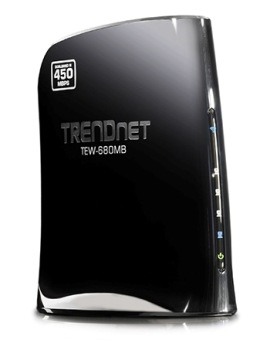 TRENDnet TEW-680MB 450Mbps Dual Band Wireless N Media Bridge