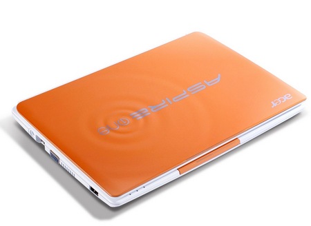 Acer Aspire One Happy 2 Color-Inspired Netbooks Papaya Milk