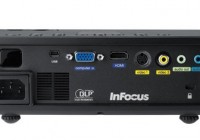 InFocus IN1110 and IN1112 Projectors Back