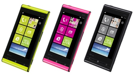 KDDI au IS12T Windows Phone by Fujitsu Toshiba runs Mango