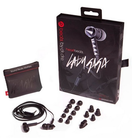 Monster Heartbeats 2.0 by Lady Gaga In-ear Headphones items included