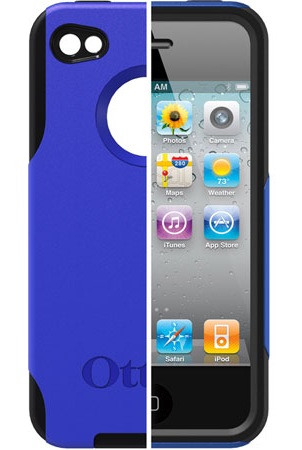 OtterBox Commuter Series Case for iPhone 4 now comes in Black Blue