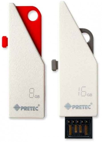 Pretec i-Disk Push! USB 3.0 Flash Drive with Push & Release Connector