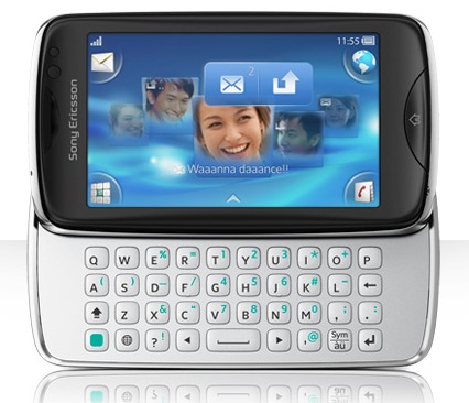 Sony Ericsson txt pro with QWERTY Keyboard and Touchscreen 2