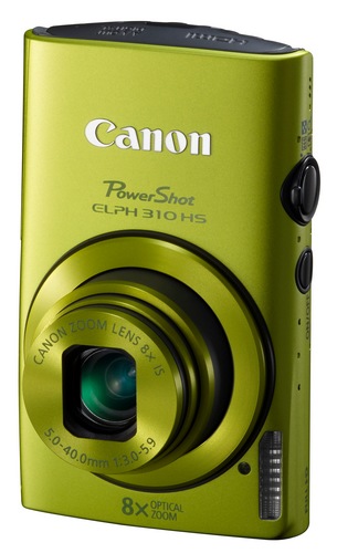 Canon PowerShot ELPH 310 HS 8x zoom compact digital camera green