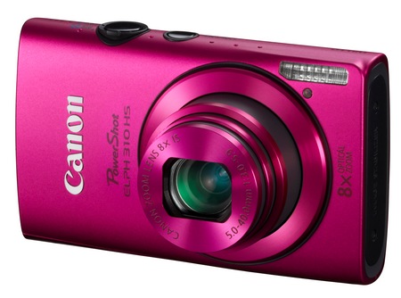 Canon PowerShot ELPH 310 HS 8x zoom compact digital camera pink