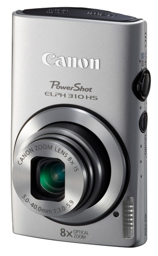 Canon PowerShot ELPH 310 HS 8x zoom compact digital camera silver