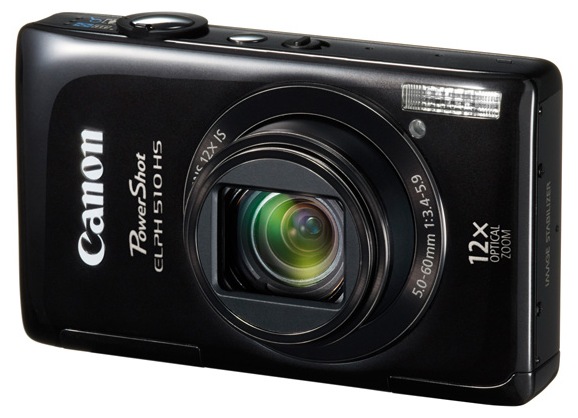 Canon PowerShot ELPH 510 HS 12x zoom compact digital camera black