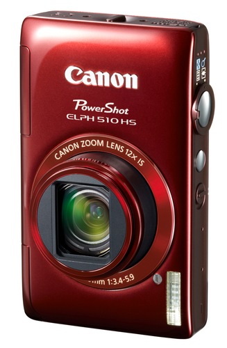 Canon PowerShot ELPH 510 HS 12x zoom compact digital camera red