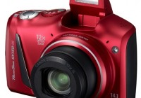 Canon PowerShot SX150 IS 12x Zoom Digital Camera red