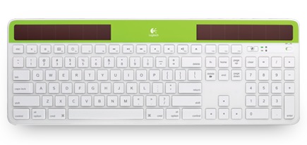 Logitech Wireless Solar Keyboard K750 for Mac green