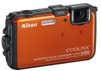 Nikon CoolPix AW100 Rugged Digital Camera orange