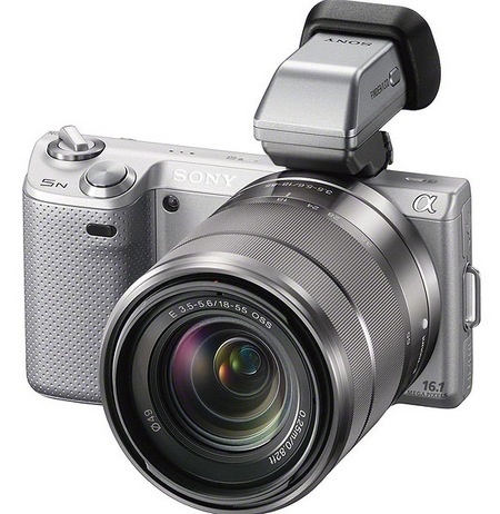 Sony NEX-5N Compact Interchangeable Lens Camera with viewfinder