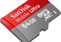 SanDisk Mobile Ultra 64GB microSDXC Memory Card.