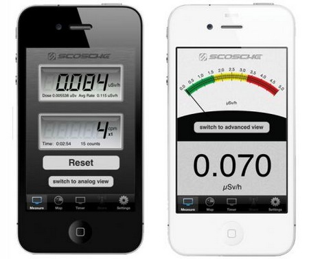 Scosche RDTX-PRO Radiation Detector for iPhone and iPod touch app