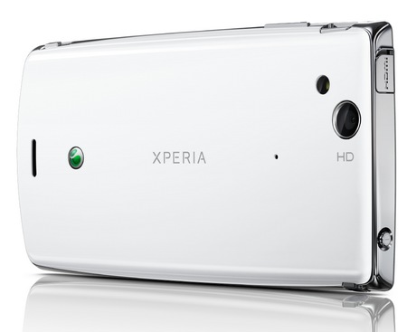 Sony Ericsson Xperia arc S Android Smartphone back landscape