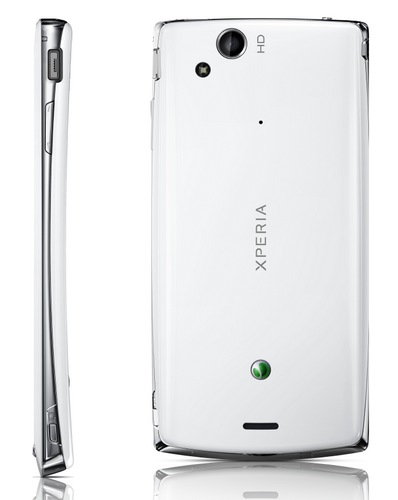 Sony Ericsson Xperia arc S Android Smartphone side back