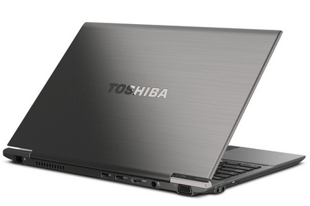 Toshiba Portege Z830 Ultrabook back angle