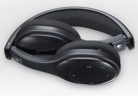 Logitech Wireless Headset H800 folded