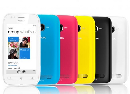 Nokia Lumia 710 Windows Phone 7.5 Smartphone colors