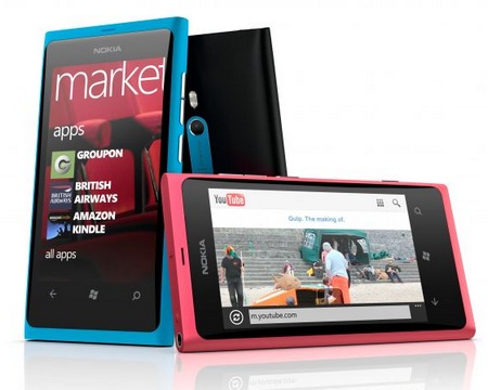 Nokia Lumia 800 Windows Phone 7.5 Smartphone colors