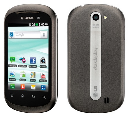 T-Mobile LG DoublePlay Android Phone with Split QWERTY Keyboard and Dual Touchscreens