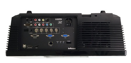 InFocus IN5316HD and IN5318 Full HD Installation Projectors back connectors