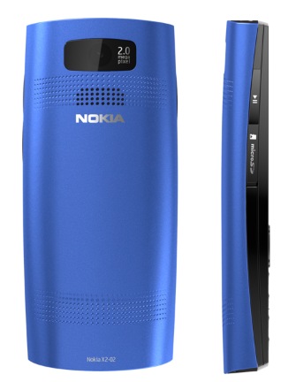 Nokia X2-02 Dual-SIM Music Phone blue