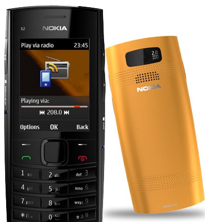 Nokia X2-02 Dual-SIM Music Phone orange