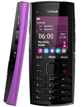 Nokia X2-02 Dual-SIM Music Phone purple