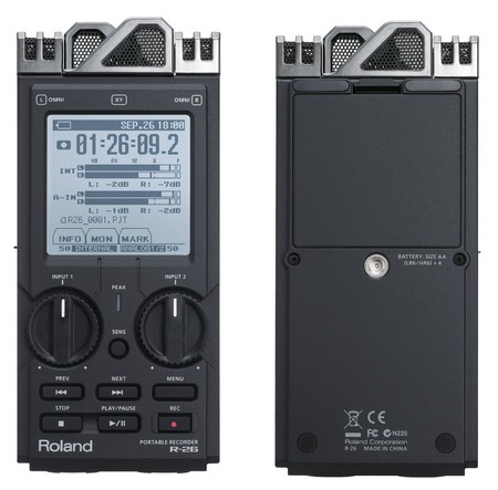 Roland R-26 Portable Audio Field Recorder 1