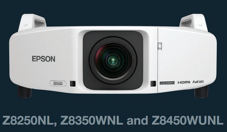 Epson PowerLite Pro Z8450WUNL, Z8350WNL, Z8250NLInstallation Projectors