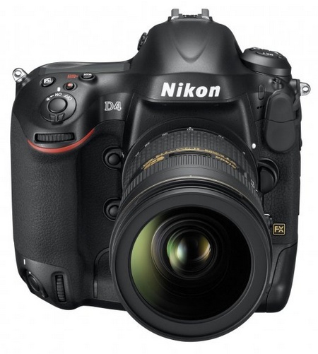 Nikon D4 Digital SLR front 1