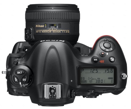 Nikon D4 Digital SLR top