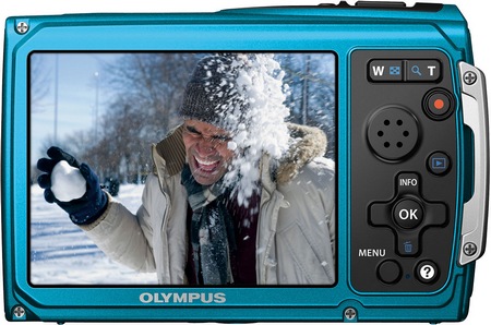 Olympus TOUGH TG-320 Rugged Digital Camera back