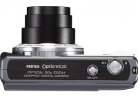 Pentax Optio VS20 Digital Camera with Vertical Shutter Button top