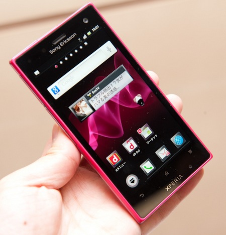 Sony Ericsson Xperia arco HD SO-03D Smartphones for NTT DoCoMo hands-on