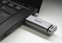 Sony Micro Vault MACH USB 3.0 Flash Drive in use