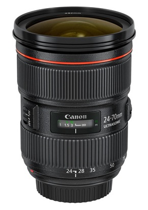 Canon EF 24-70mm f2.8L II USM lens