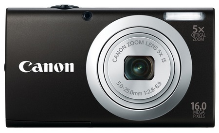 Canon PowerShot A2400 IS digital camera black