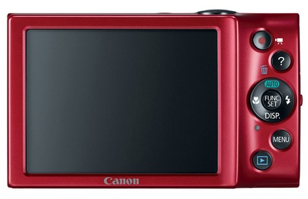 Canon PowerShot A3400 IS digital camera red back