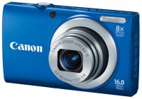 Canon PowerShot A4000 IS digital camera blue