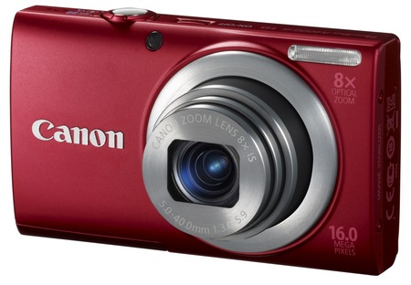 Canon PowerShot A4000 IS digital camera red